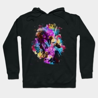 Jimmy Page - Watercolor Illustration Hoodie